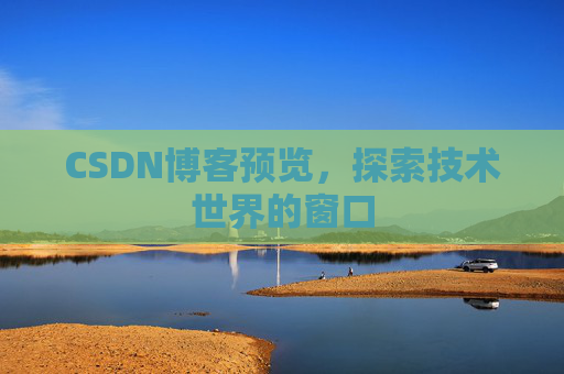 CSDN博客预览，探索技术世界的窗口